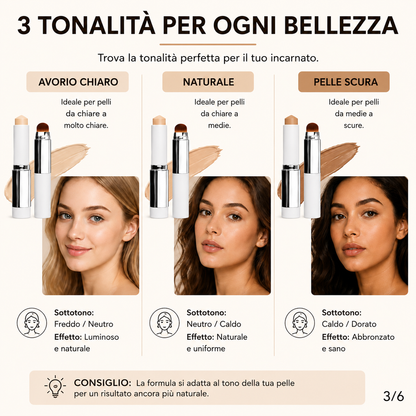 Veloura™ Skin Match Stick – Fondotinta 2in1 Effetto Pelle Perfetta